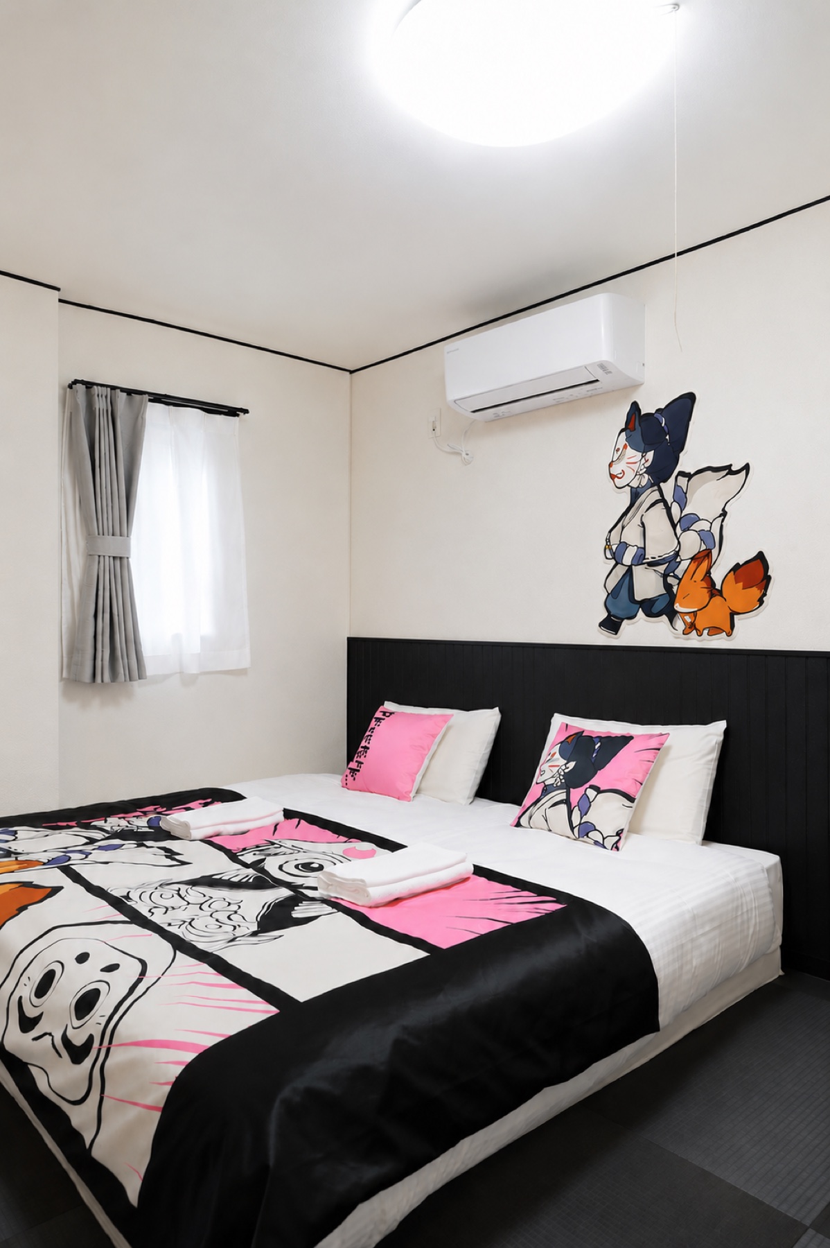OYASUMI MANGA HOTEL改造後客房